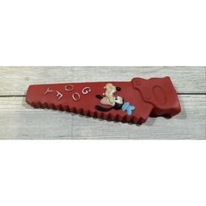 Vintage 1960's Walt Disney GOOFY Red Rubber Handsaw Squeaky Bath Toy T12